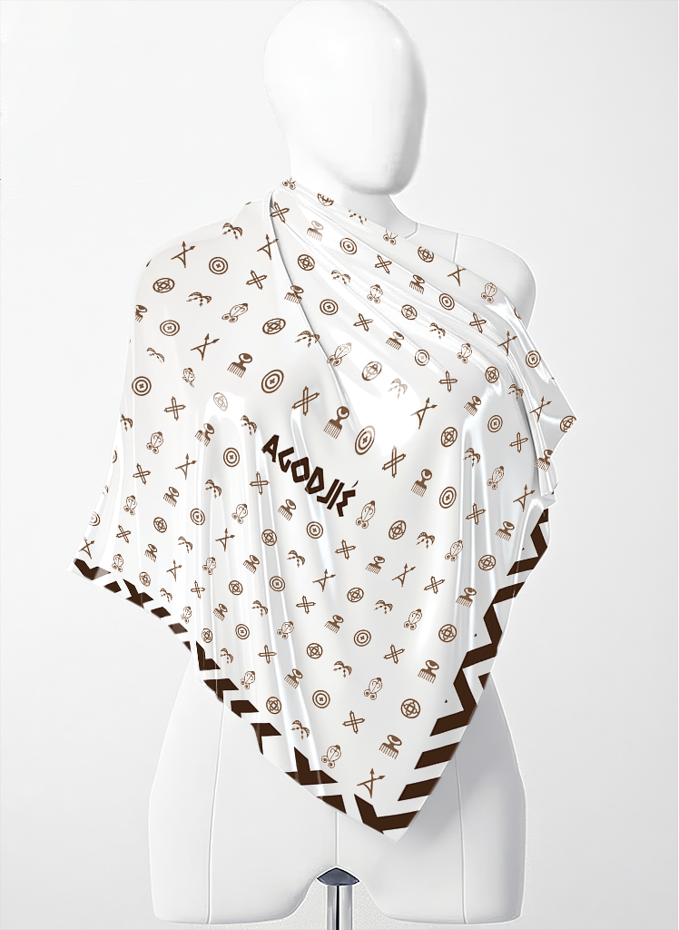 Foulard Agodjié Blanc